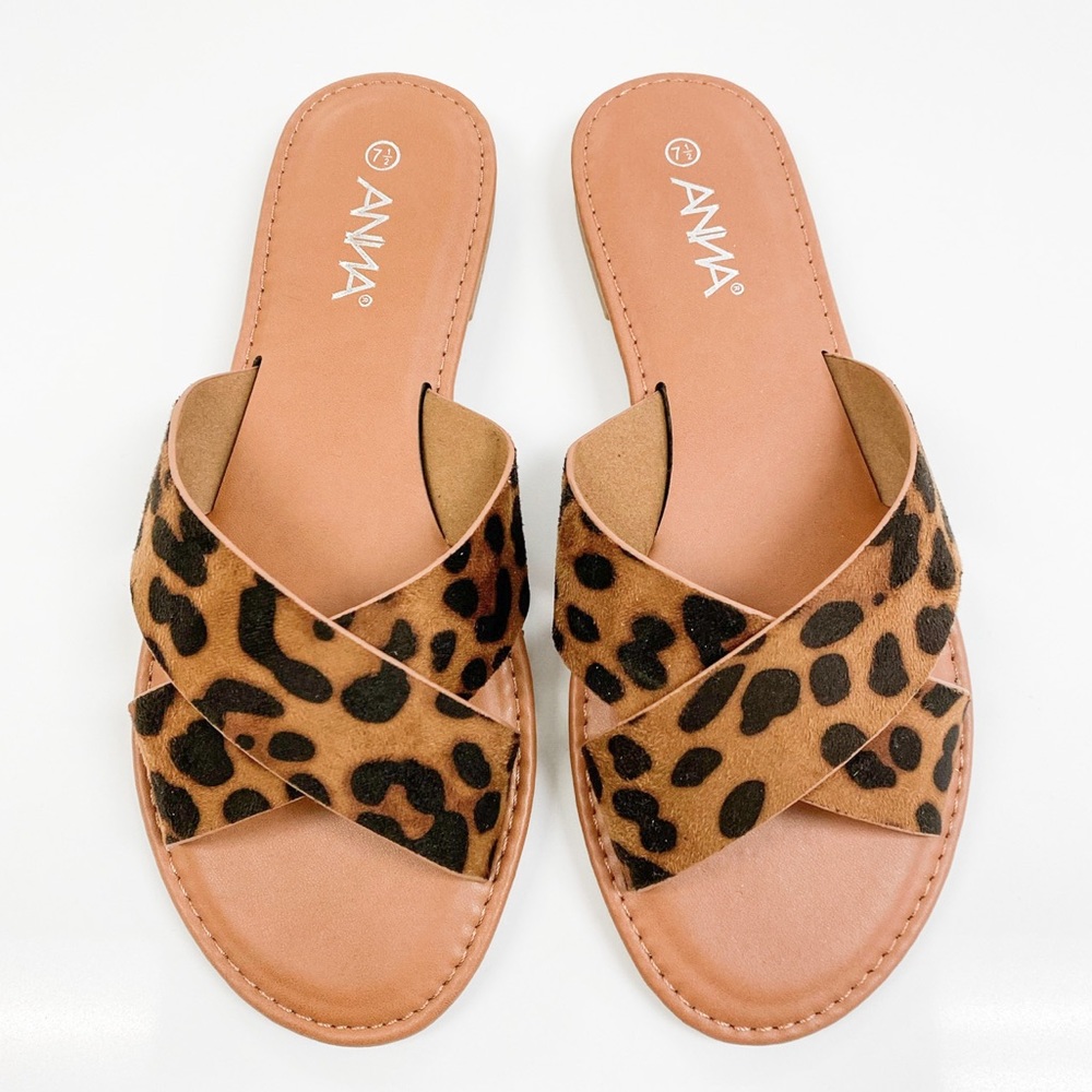 Leopard Sandals